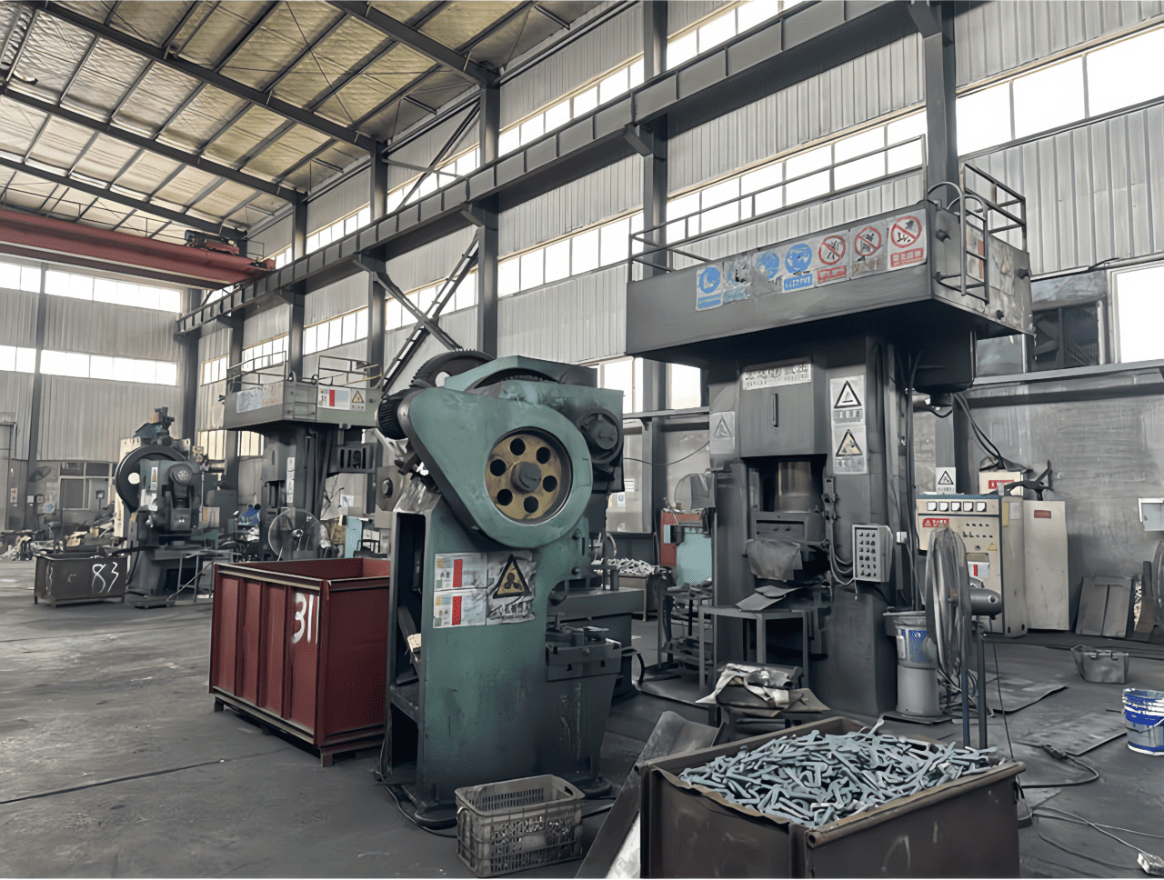 Rigging hardware stamping process